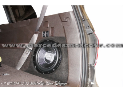 Сабвуфер Мерседес в штатное место + усилитель. Улучшение качества звука Мерседес. Mercedes GLS-Class X166 | мерседес 166